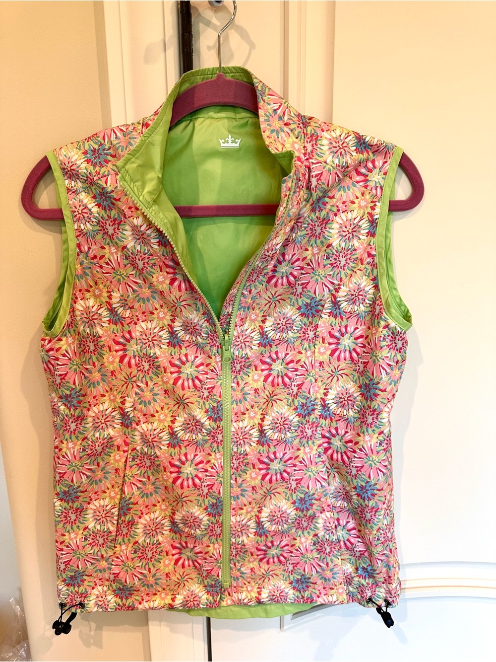 Peter Millar Floral Reversible Wind Vest